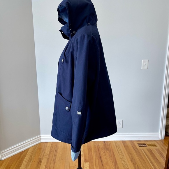 Mackintosh New England jacket with detachable hood all weather windy nautical - Picture 13 of 15